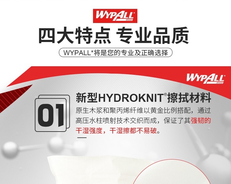 金佰利90161A (原型號(hào)90161）WYPALL X60全能型擦拭布圖片6