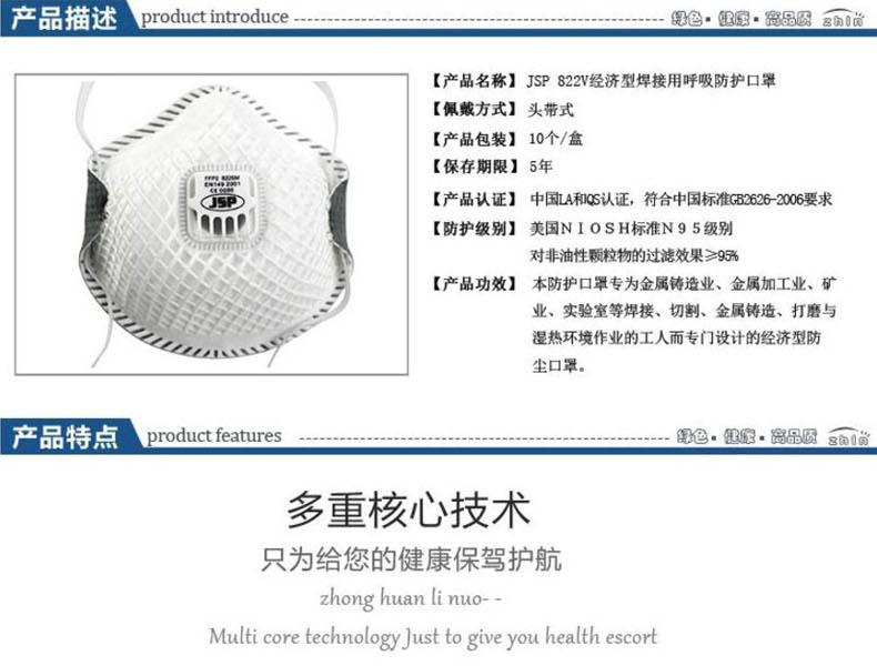 潔適比04-1822罩杯式網狀防塵口罩圖1