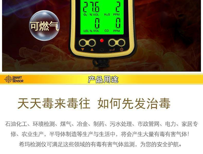 ?，擜S8900四合一氣體檢測(cè)儀圖3