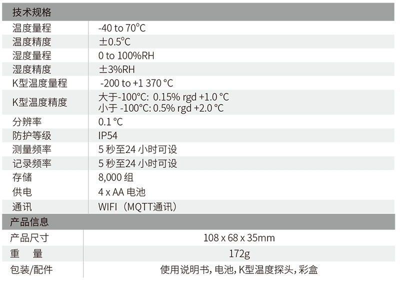 華盛昌DT-270KT無線高精度溫濕度記錄儀2