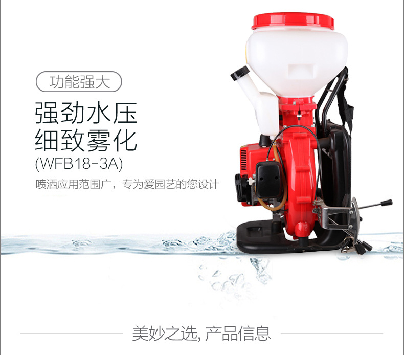 市下WFB18-3A 14L背負(fù)式動(dòng)力噴霧機(jī)圖片2