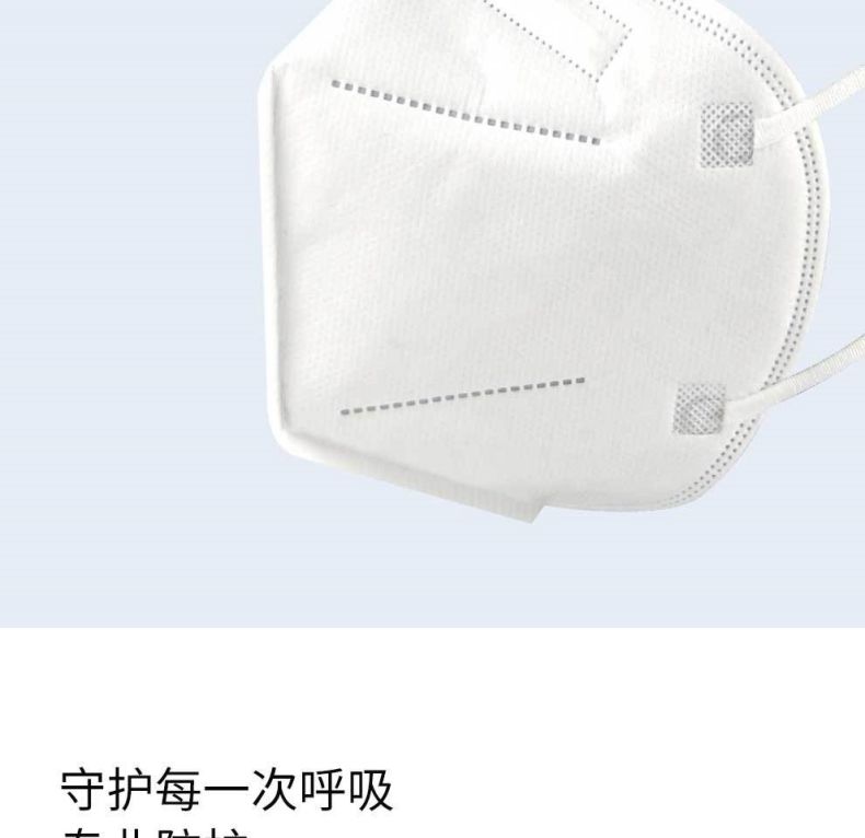 漢盾HD9131耳帶式折疊醫(yī)用防護口罩3
