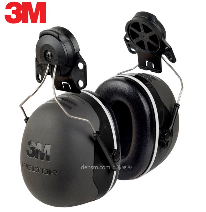 3M X5P3掛安全帽式隔音耳罩反面圖