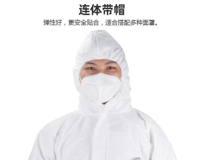 杜邦ProShield60防護(hù)服P6127S帶帽連體